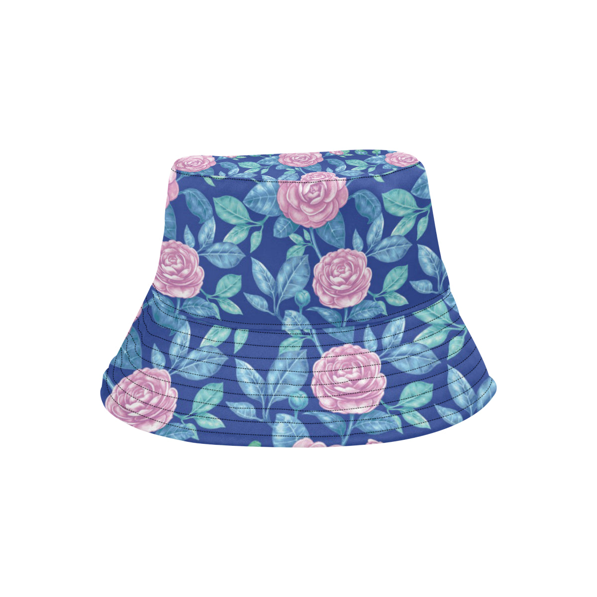 Camellia Pattern Print Design CM05 Unisex Bucket Hat