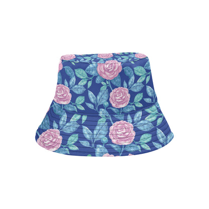 Camellia Pattern Print Design CM05 Unisex Bucket Hat