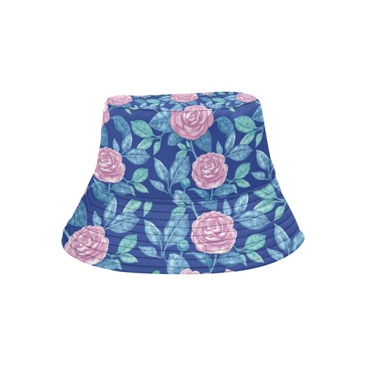 Camellia Pattern Print Design CM05 Unisex Bucket Hat