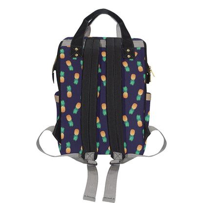 Pineapple Pattern Diaper Bag Backpack