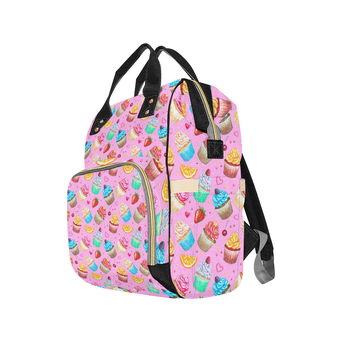 Cupcake Pattern Print Design CP05 Diaper Bag Backpack