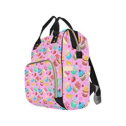 Cupcake Pattern Print Design CP05 Diaper Bag Backpack