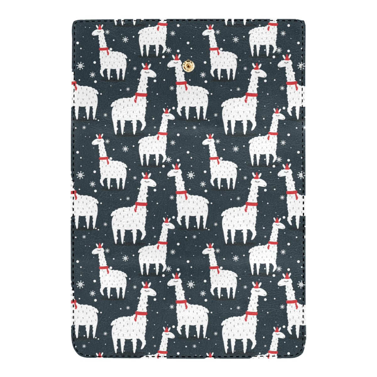 Alpaca Pattern Print Design 04 Women's Trifold Wallet
