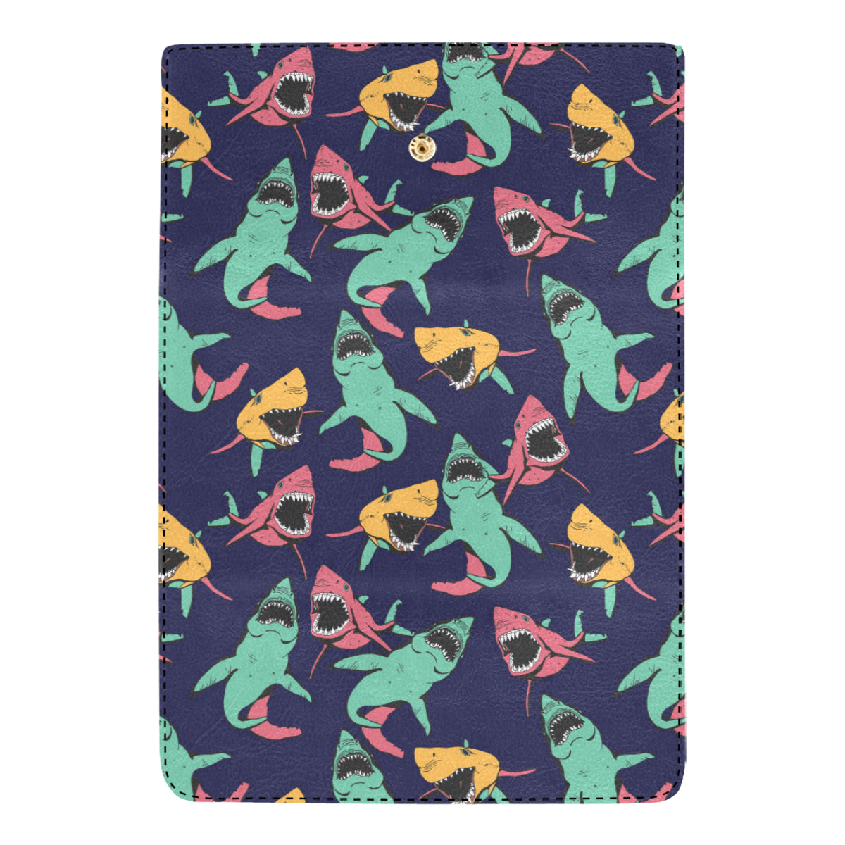 Shark Bite Pattern Women's Trifold Wallet
