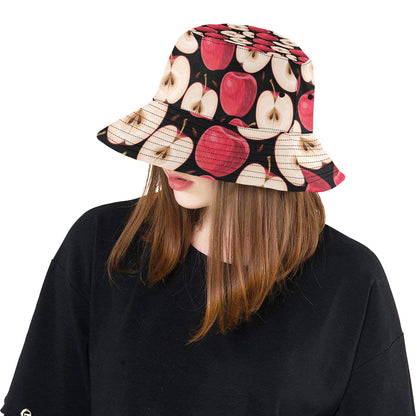 Apple Pattern Print Design AP02 Unisex Bucket Hat