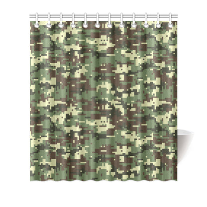 ACU Digital Army Camouflage Shower Curtain