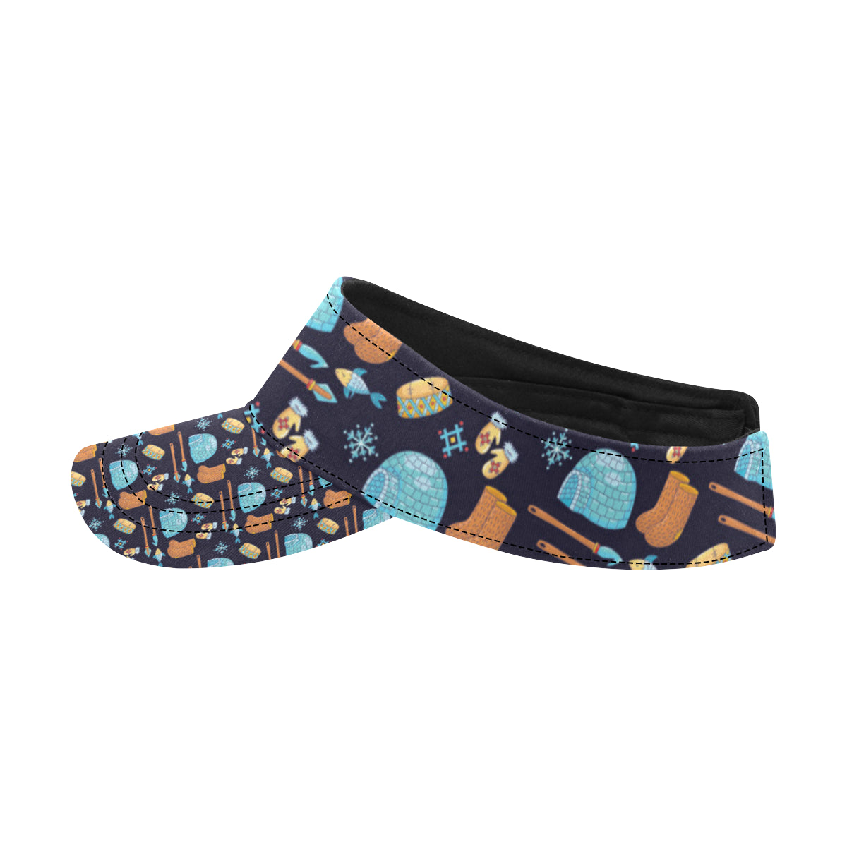 Eskimo Pattern Print Design 02 Unisex Sun Visor