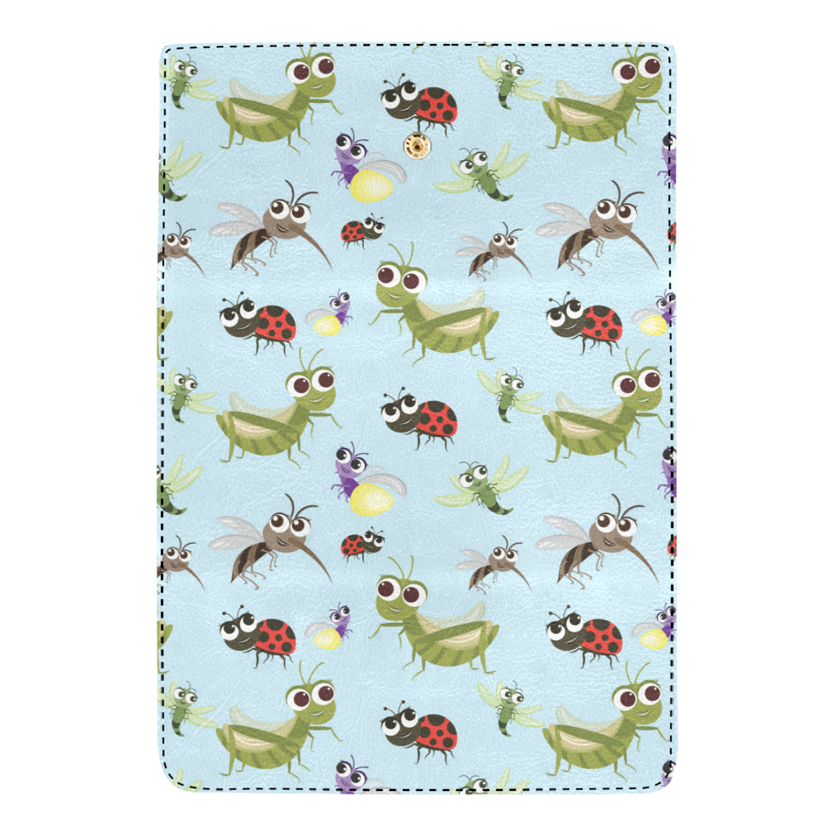 Ladybug Pattern Print Design 01 Women's Trifold Wallet