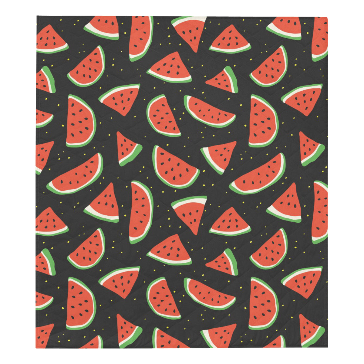 Watermelon Pattern Print Design WM09 Premium Quilt