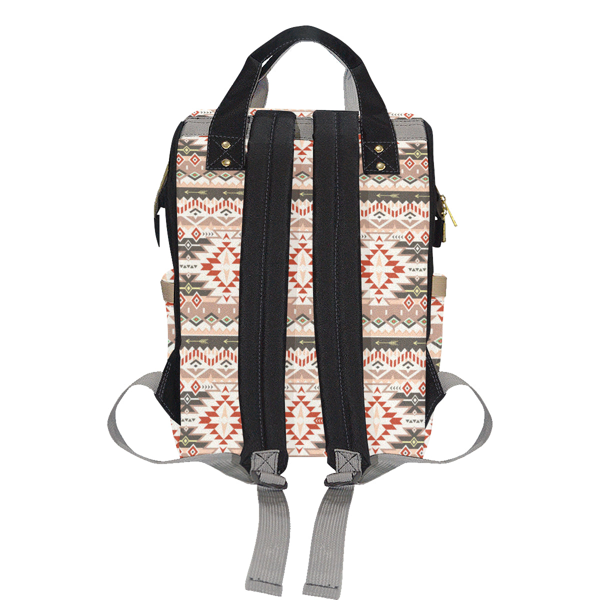 Aztec Pattern Print Design 05 Diaper Bag Backpack