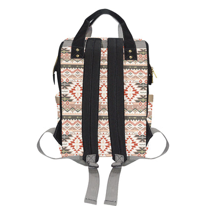 Aztec Pattern Print Design 05 Diaper Bag Backpack