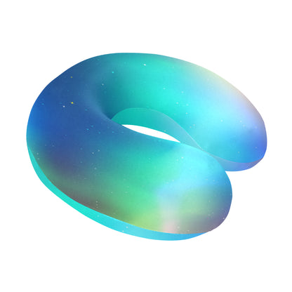 Aurora Borealis Pattern Print Design 02 U-Shaped Travel Neck Pillow
