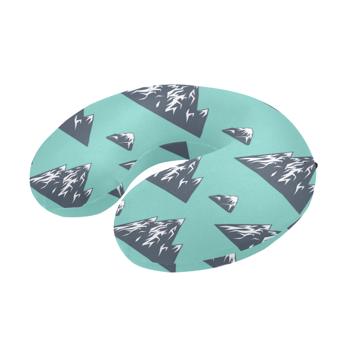 Mountain Pattern Print Design 01 U-Shaped Travel Neck Pillow