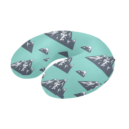 Mountain Pattern Print Design 01 U-Shaped Travel Neck Pillow