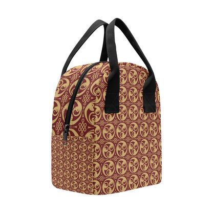 Yin Yang Style Pattern Design Print Insulated Lunch Bag