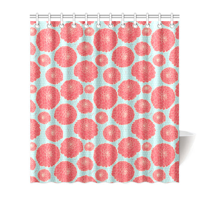 Marigold Pattern Print Design MR03 Shower Curtain