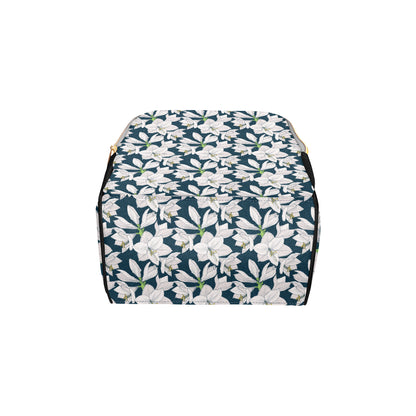 Amaryllis Pattern Print Design AL02 Diaper Bag Backpack