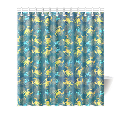Scorpion Pattern Print Design 02 Shower Curtain