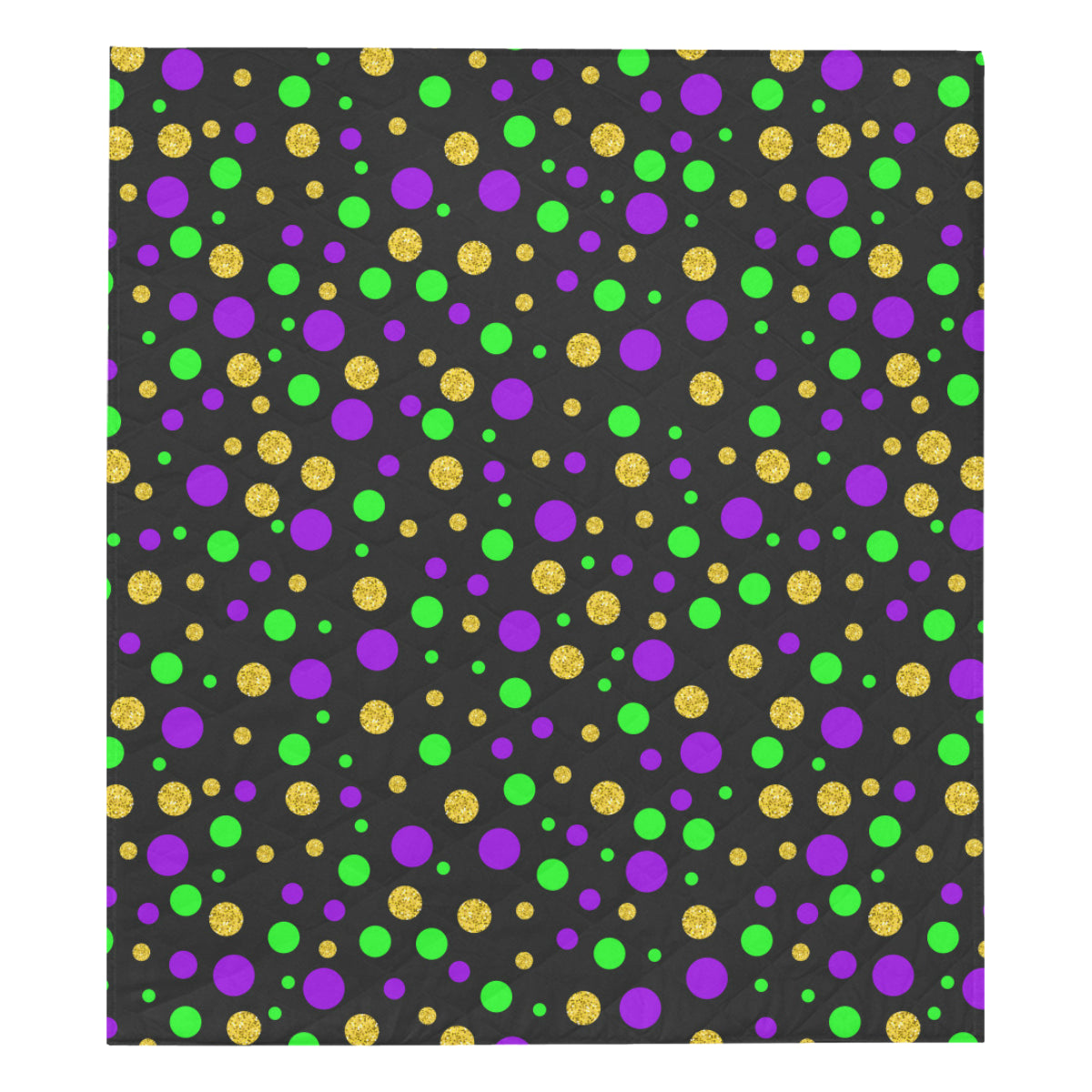 Mardi Gras Pattern Print Design 07 Premium Quilt