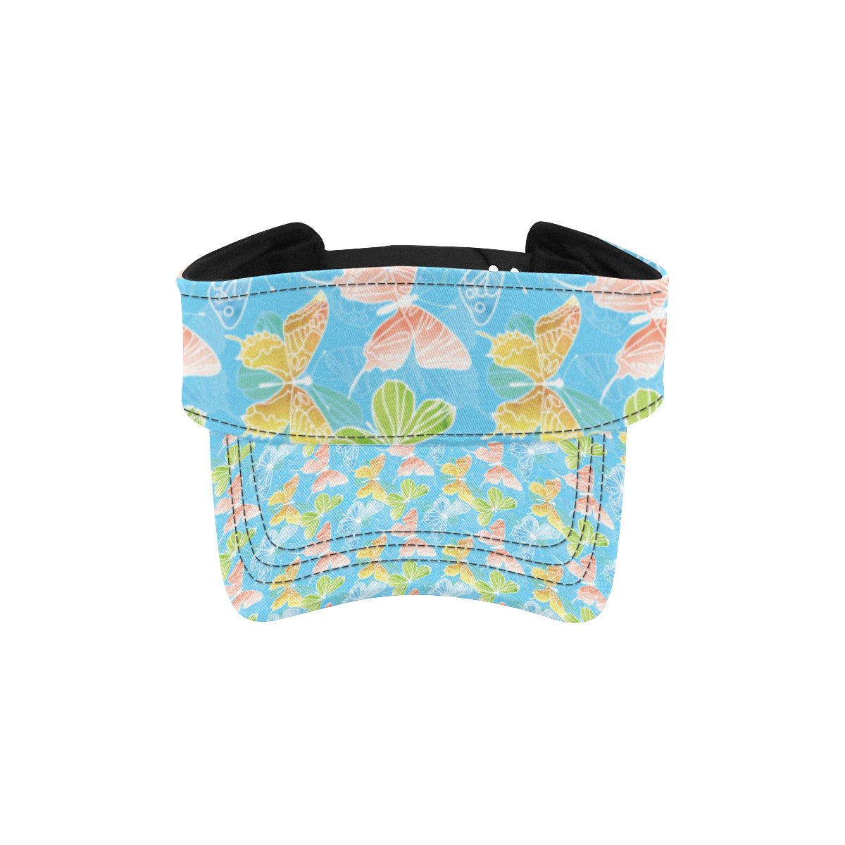 Butterfly Pattern Print Design 05 Unisex Sun Visor