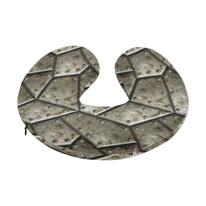 Armor Pattern Print Design 01 U-Shaped Travel Neck Pillow