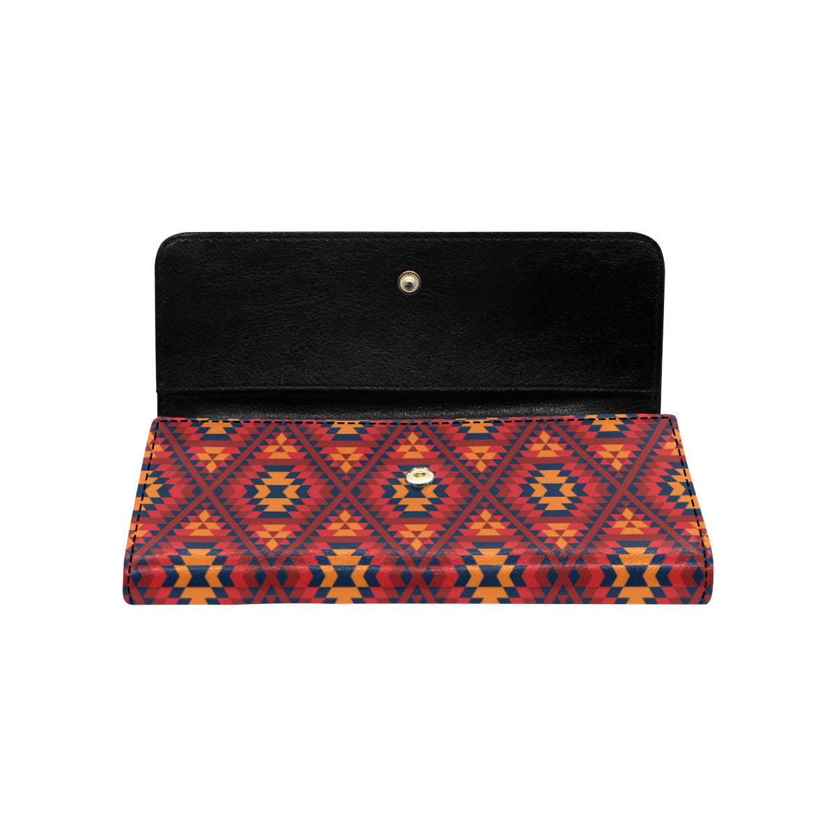 Navajo Pattern Print Design A03 Women's Trifold Wallet