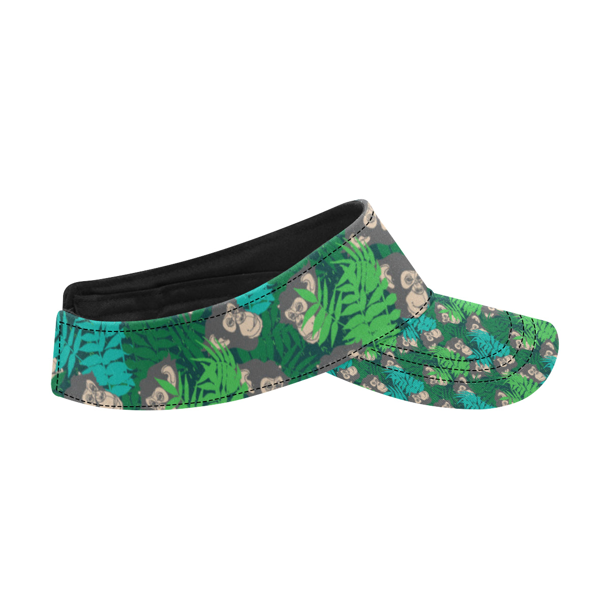 Chimpanzee Pattern Print Design 01 Unisex Sun Visor