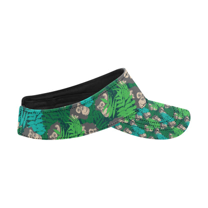 Chimpanzee Pattern Print Design 01 Unisex Sun Visor