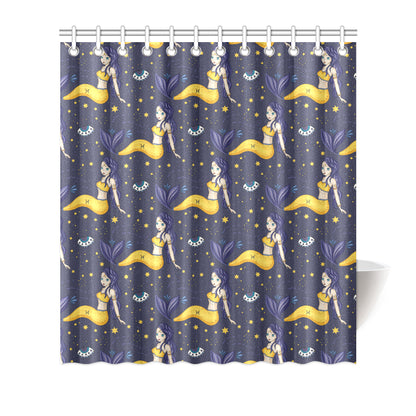 Pisces Pattern Print Design A04 Shower Curtain
