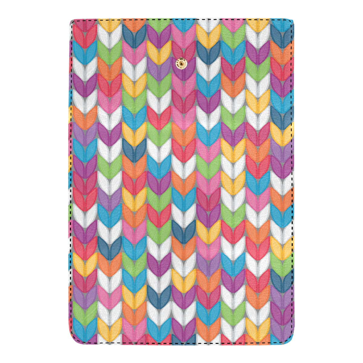 Knit Pattern Print Design 01 Women's Trifold Wallet
