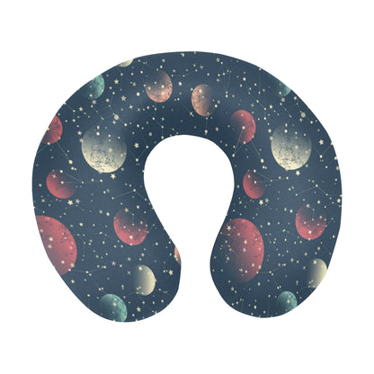 Cosmic Pattern Print Design 04 U-Shaped Travel Neck Pillow