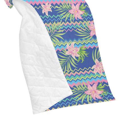 Lily Pattern Print Design LY015 Premium Quilt