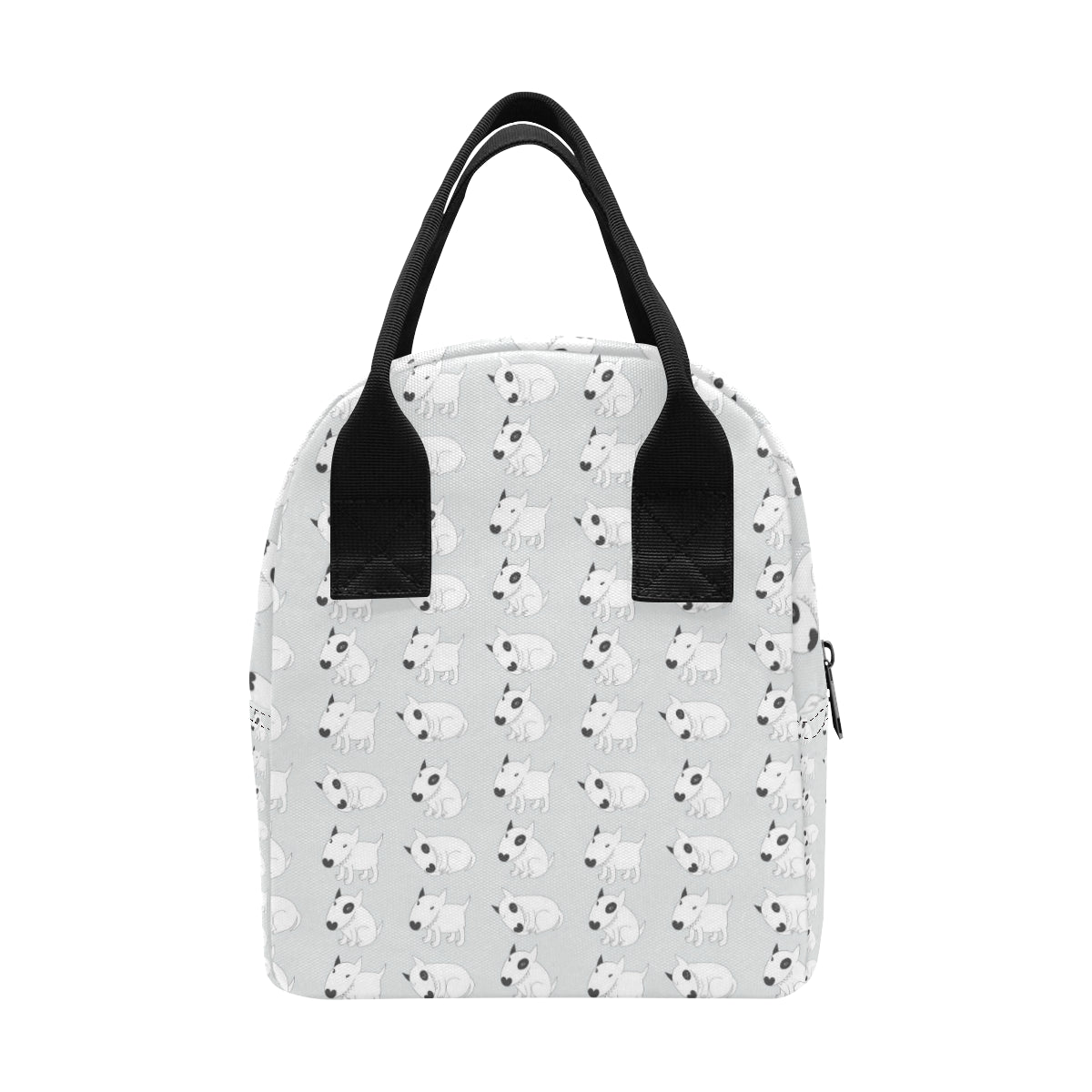 Bull Terrier hand draw Print Pattern Insulated Lunch Bag