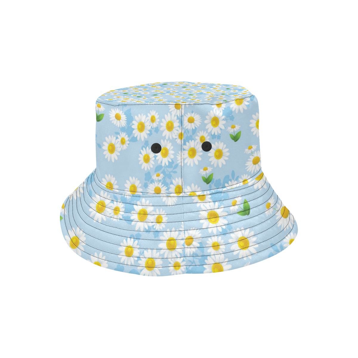 Daisy Pattern Print Design DS010 Unisex Bucket Hat