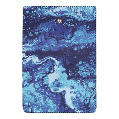 Ocean Liquid Pattern Print Design A03 Women's Trifold Wallet