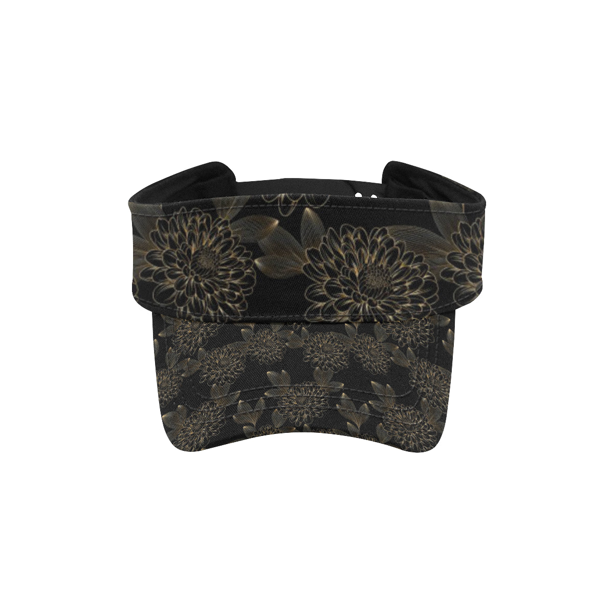 Dahlia Pattern Print Design DH04 Unisex Sun Visor