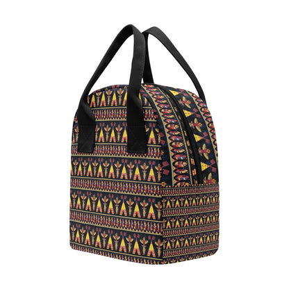 Totem Pole Design Insulated Lunch Bag