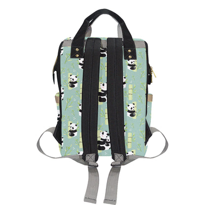 Panda Pattern Print Design A03 Diaper Bag Backpack