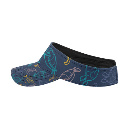 Sea Turtle Baby Print Unisex Sun Visor