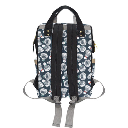 Badminton Ball Pattern Print Design 01 Diaper Bag Backpack