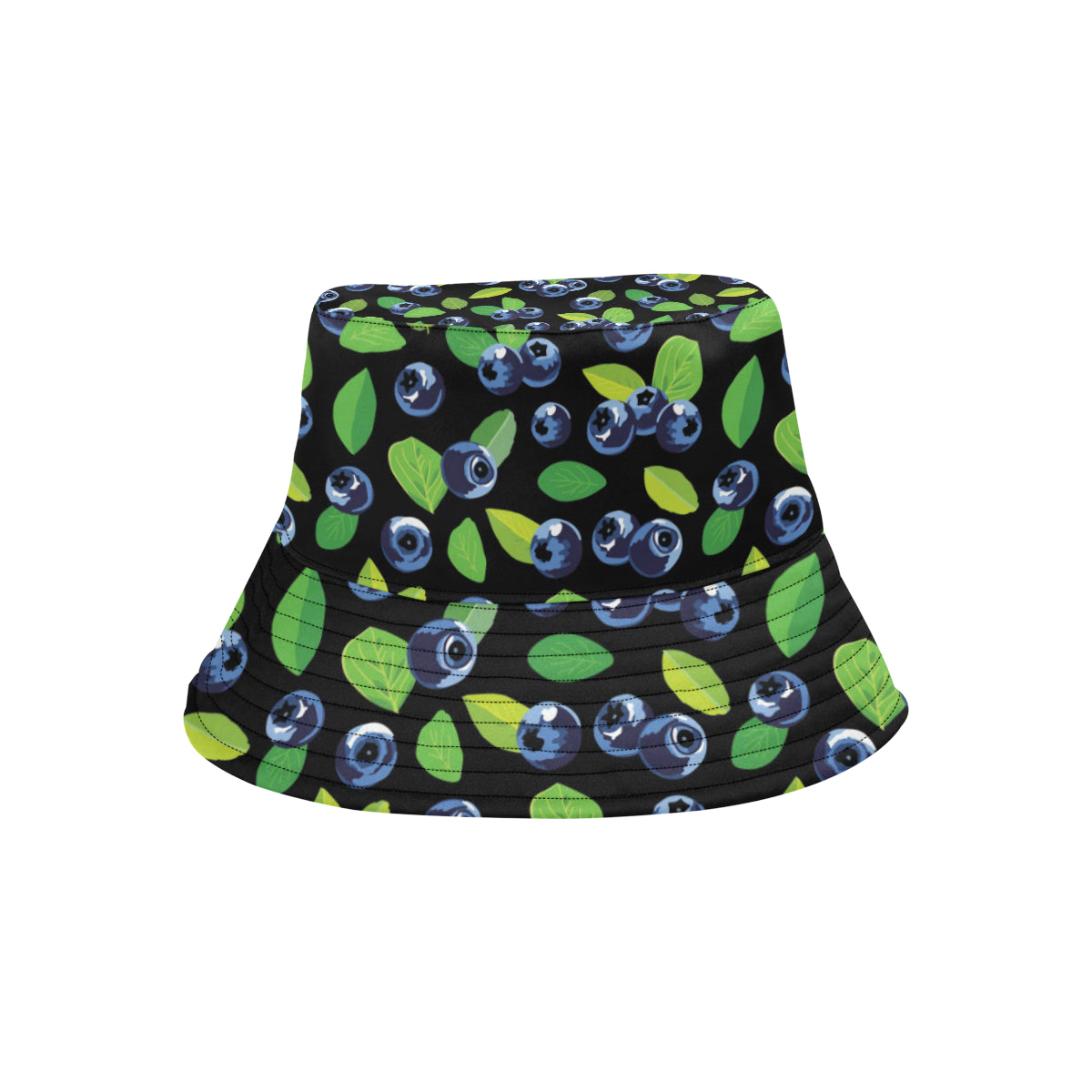 Blueberry Pattern Print Design BB03 Unisex Bucket Hat