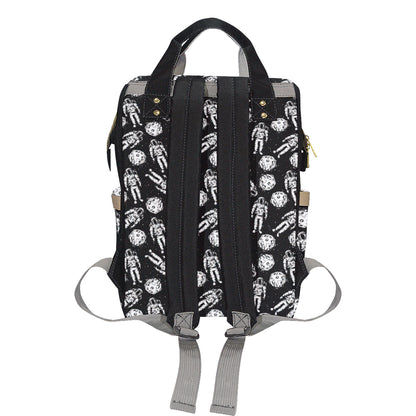 Astronaut Pattern Print Design 03 Diaper Bag Backpack