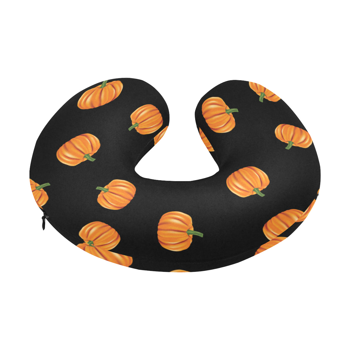 Pumpkin Pattern Print Design A05 U-Shaped Travel Neck Pillow