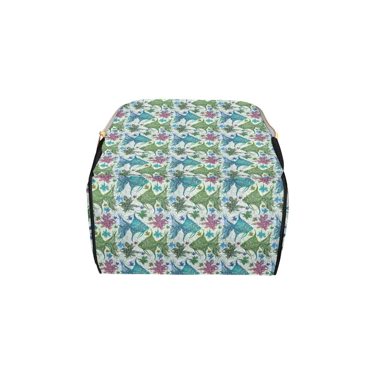 Angelfish Tribal Pattern Print Design 01 Diaper Bag Backpack