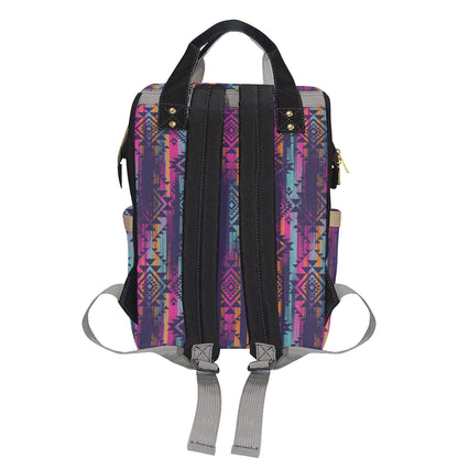 Line Tribal Aztec Diaper Bag Backpack