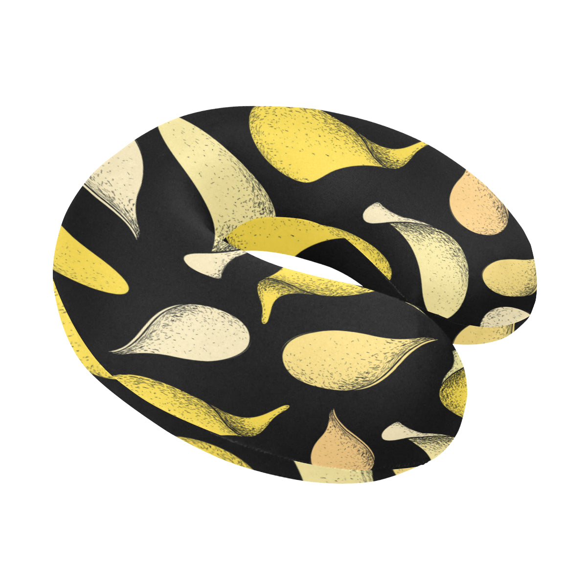 Potato Pattern Print Design A02 U-Shaped Travel Neck Pillow