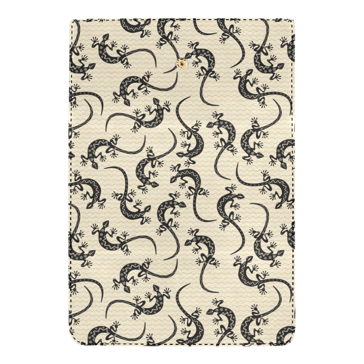 lizard Pattern Print Design 02 Women's Trifold Wallet