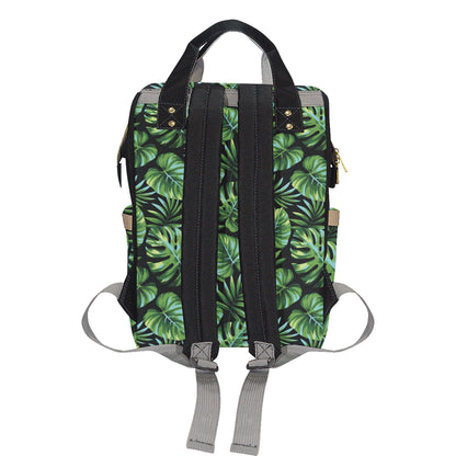 Palm Leaves Pattern Print Design PL013 Diaper Bag Backpack