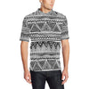 Draw Tribal Aztec Men Polo Shirt