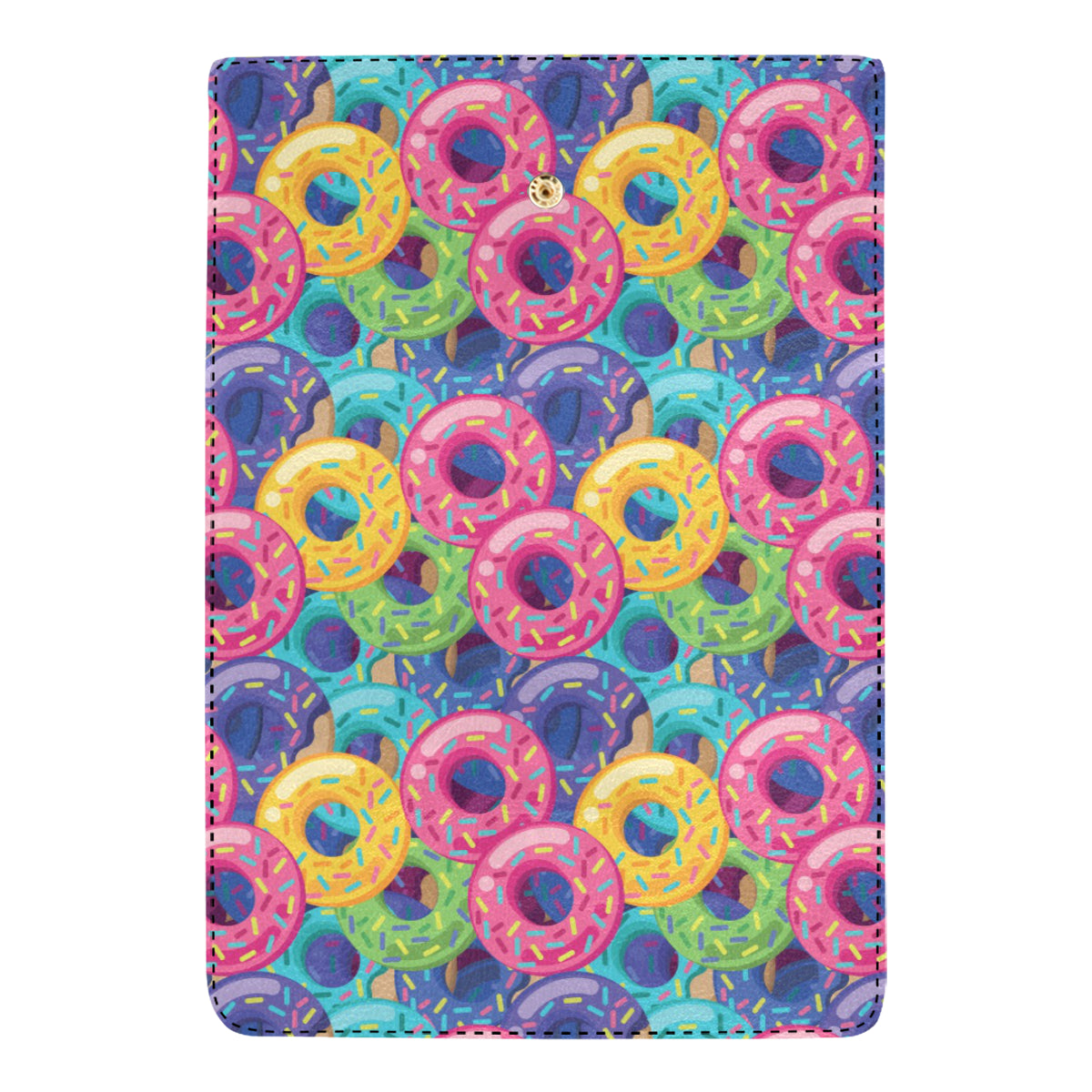 Donut Pattern Print Design DN010 Women's Trifold Wallet